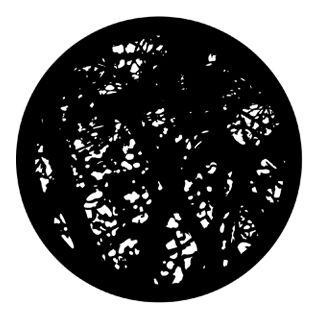 Rosco - 77115 - Aço Padrão Gobo - Árvores e Vegetação | Z-Bombilla