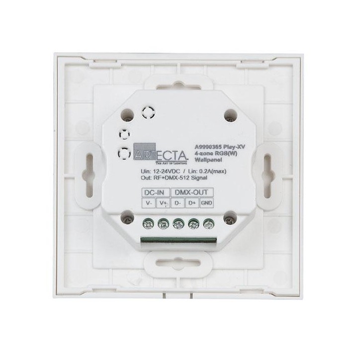 Artecta - Play-XV Wall Panel Single Zone RGBW RF-DMX - Controller Command | Z-Bombilla