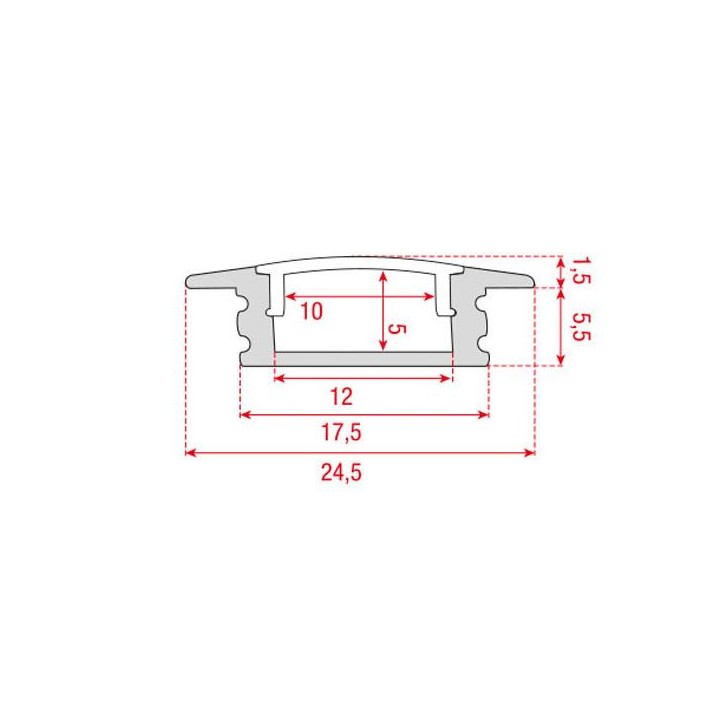 Artecta - Profile Pro 1 Recessed - Perfis | Z-Bombilla