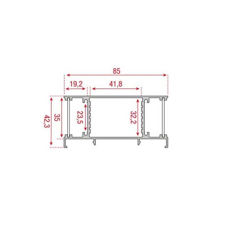 Artecta - Profile Pro-Line 23 Surface - Perfis | Z-Bombilla