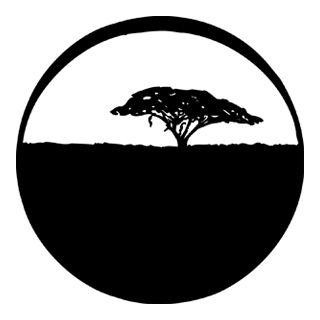 Rosco - 78257 - Standard Steel Gobo - Trees and Vegetation | Z-Bombilla