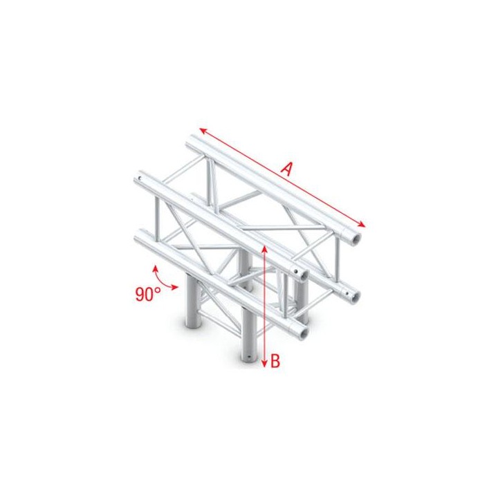 Showtec - T-Cross 3-way - Showtec truss corner | Z-Bombilla