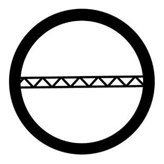 Rosco - 78463 - Aço Padrão Gobo - Abstractos | Z-Bombilla