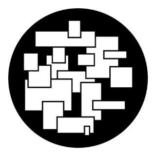 Rosco - 71051 - Standard Steel Gobo - Graphics | Z-Bombilla