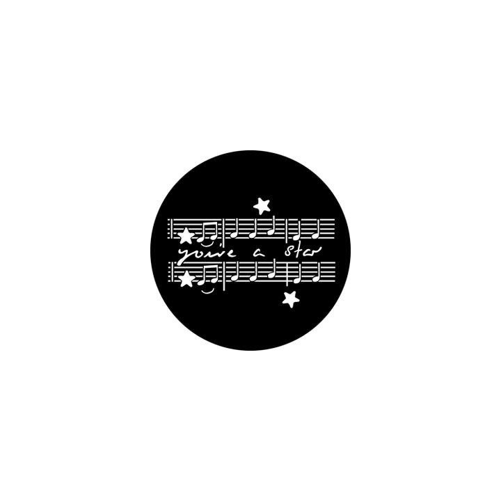 Rosco - 76554 - Standard Steel Gobo - Graphics | Z-Bombilla