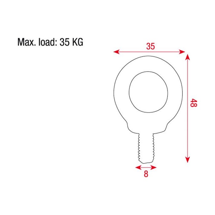 Dap Audio - Speaker hanging eye - Speaker Accessories | Z-Bombilla