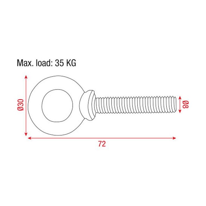 Dap Audio - Speaker hanging eye - Speaker Accessories | Z-Bombilla