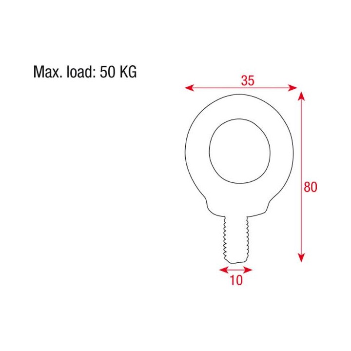 Dap Audio - Speaker hanging eye - Speaker Accessories | Z-Bombilla