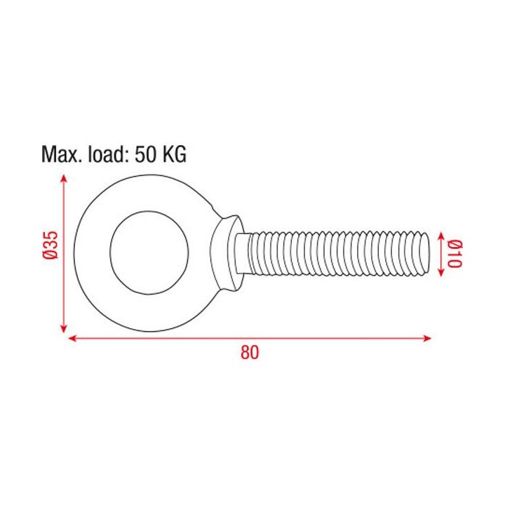 Dap Audio - Speaker hanging eye - Speaker Accessories | Z-Bombilla
