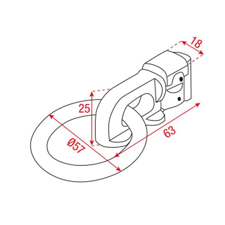 Dap Audio - Double Stud Flying Point - Accessório | Z-Bombilla