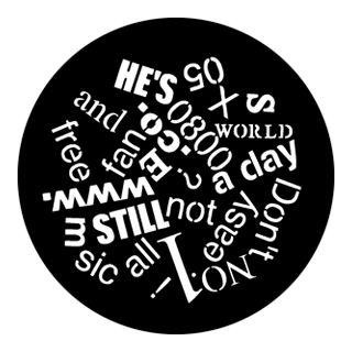 Rosco - 76580 - Aço Padrão Gobo - Gráficos | Z-Bombilla