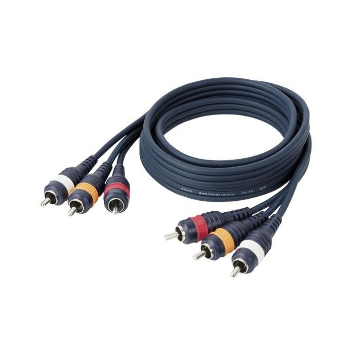Dap Audio - FL47 - 2x RCA + 1x Digital cable - Os Cabo de Áudio - RCA - RCA | Z-Bombilla