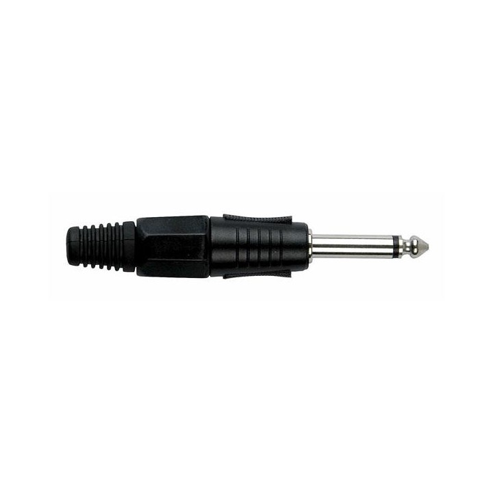 Dap Audio - 6.3 mm Jackplug Mono, Black housing - Conector Jack | Z-Bombilla