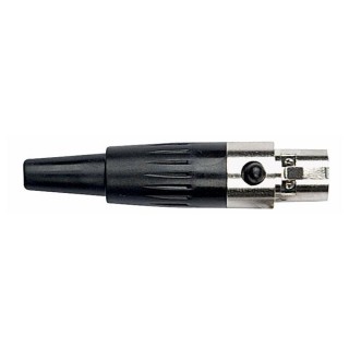 Dap Audio - N-CON Mini XLR 4p. Plug Female - Conector Canon XLR | Z-Bombilla