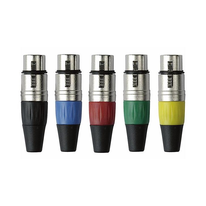 Dap Audio - XLR 3p. Connector Female, Nickel housing - Canon Connector XLR | Z-Bombilla