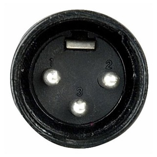 Dap Audio - XLR 3p. Connector Male, Black housing - Conector Canon XLR | Z-Bombilla
