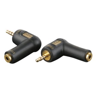 Dap Audio - XGA08 - Mini Jack/M stereo - Mini Jack/F, 90° - Adattatore Audio Economic | Z-Bombilla