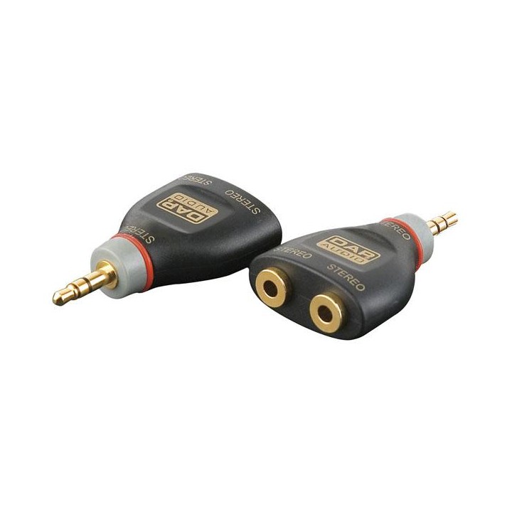 Dap Audio - XGA15 - Mini Jack/M stereo - 2 x Mini Jack/F - Adaptador de Áudio Economic | Z-Bombilla