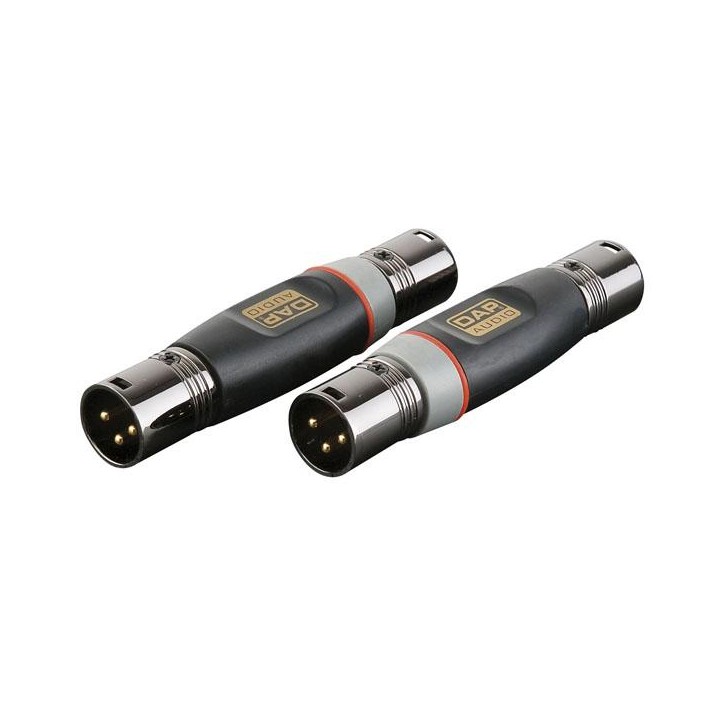 Dap Audio - XGA25 - XLR/M 3p. - XLR/M 3p. - Adaptador de Áudio Economic | Z-Bombilla