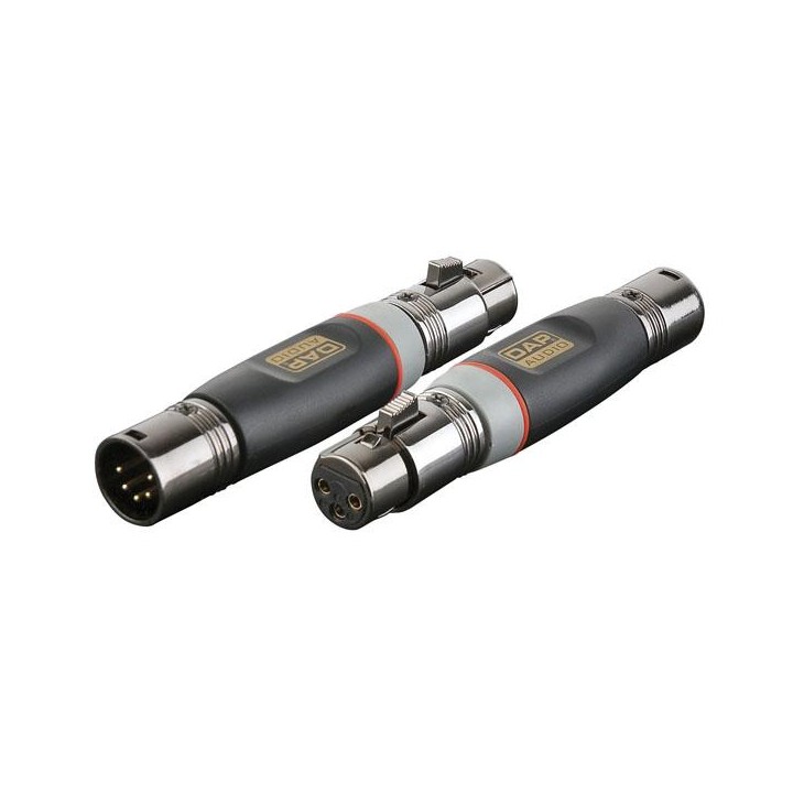 Dap Audio - XGA29 - XLR/M 5p. - XLR/F 3p. - Adattatore Audio Economic | Z-Bombilla