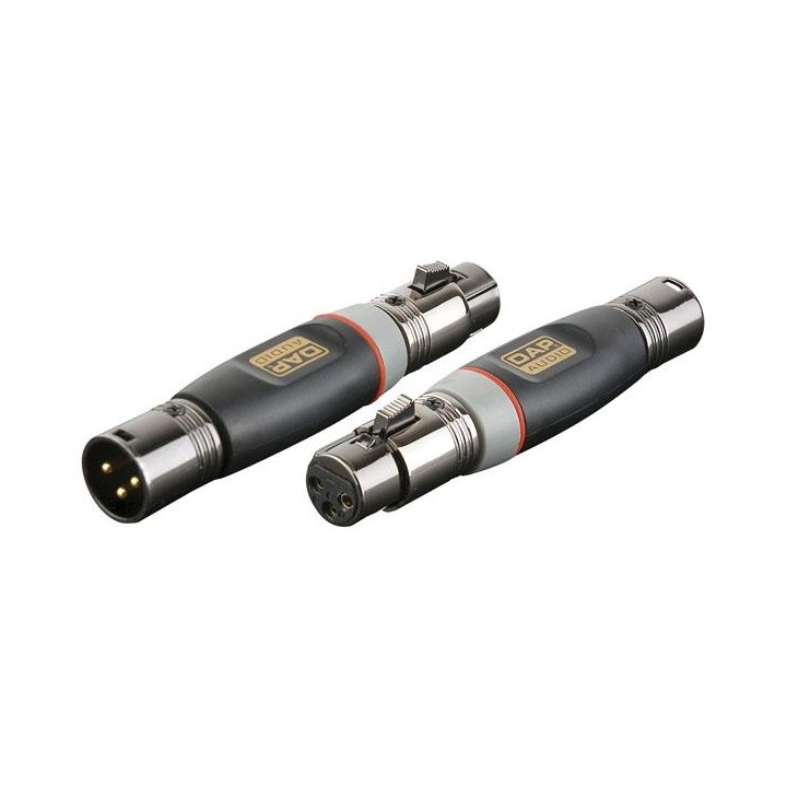 Dap Audio - XGA36 - XLR/M 3p. - XLR/F 3p. - Adaptador d'Àudio Economic | Z-Bombilla