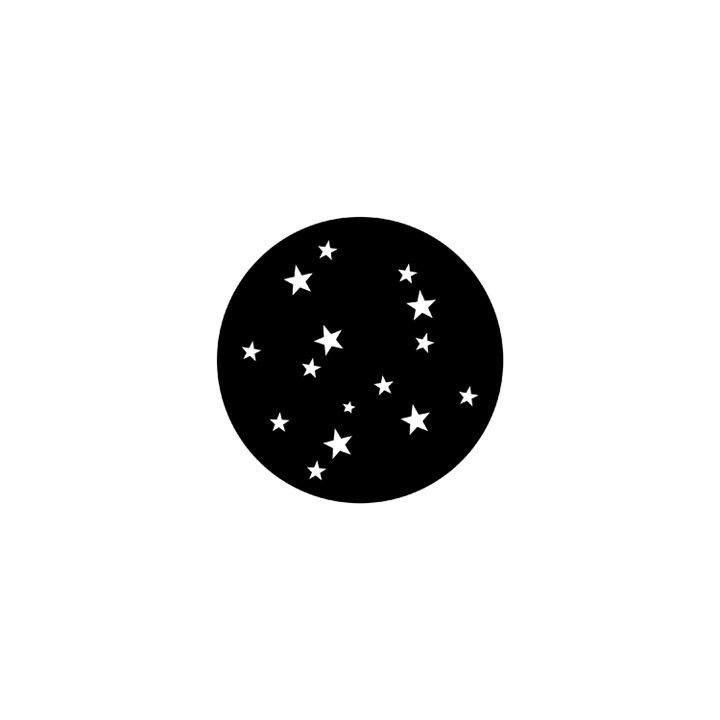 Rosco - 77752 - Standard Steel Gobo - Graphics | Z-Bombilla