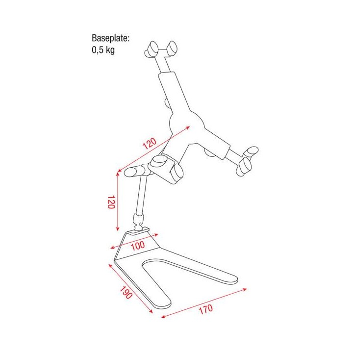 Dap Audio - Multifunctional Tablet Stand - Suporte para Laptop | Z-Bombilla