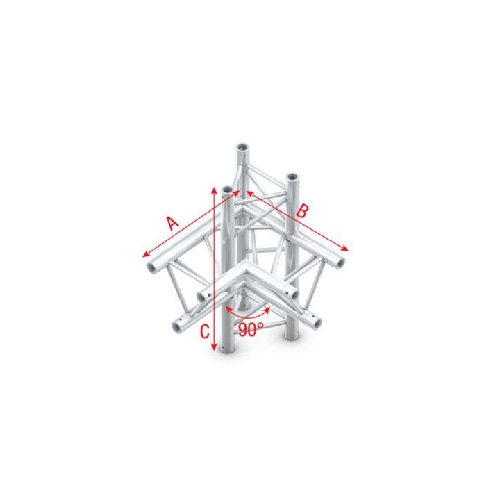 Showtec - Corner 90° up/down, left - Triangular corners (Showtec) | Z-Bombilla