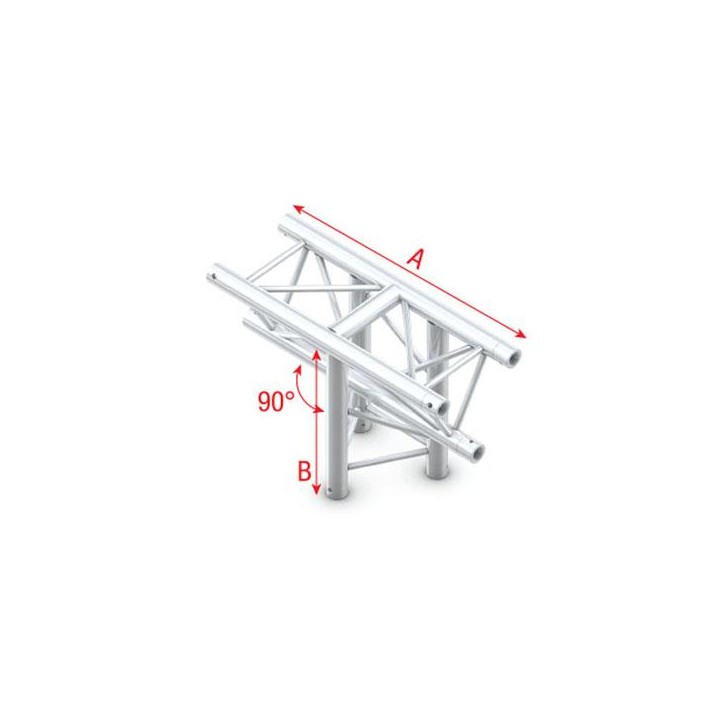 Showtec - T-Cross vertical 3-way, apex down - Cantos triangulares (Showtec) | Z-Bombilla