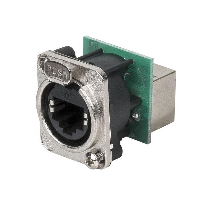 Dap Audio - Ethernet RJ45 D-size chassis - Conector Ethercon | Z-Bombilla