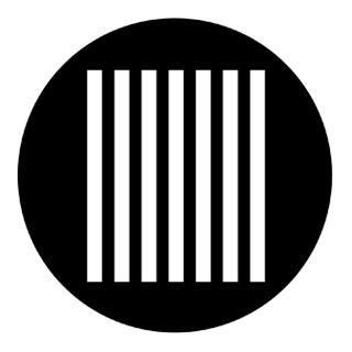 Rosco - 77090 - Aço Padrão Gobo - Gráficos e Grelhas | Z-Bombilla