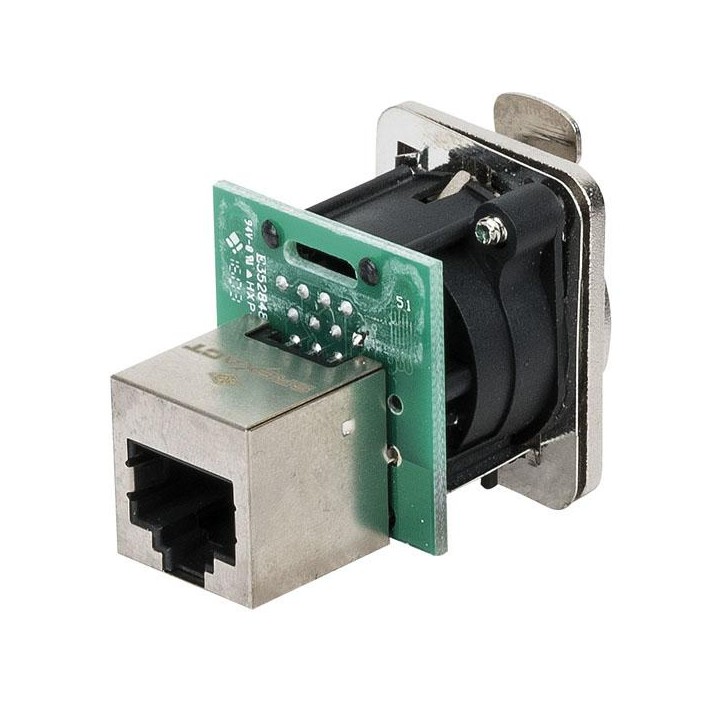 Dap Audio - Ethernet RJ45 D-size chassis - Conector Ethercon | Z-Bombilla