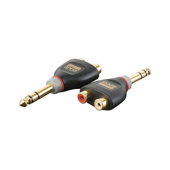 Dap Audio - XGA18 - Jack/M stereo - 2 x RCA/F - Adattatore Audio Economic | Z-Bombilla