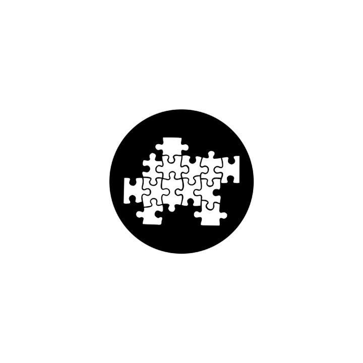 Rosco - 77935 - Standard Acciaio Gobo - Grafica e Griglie | Z-Bombilla