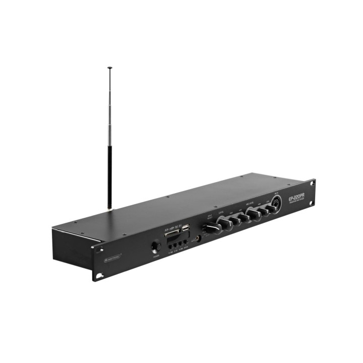 Omnitronic - EP-220PR Preamplifier with MP3 Player and FM Radio - Leitor Ipod SD USB | Z-Bombilla