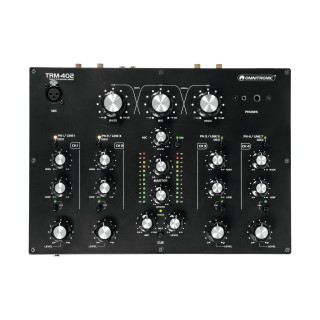 Omnitronic - TRM-402 4-Channel Rotary Mixer - Tabella Microfoni | Z-Bombilla