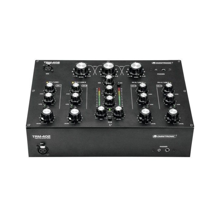 Omnitronic - TRM-402 4-Channel Rotary Mixer - Tabella Microfoni | Z-Bombilla