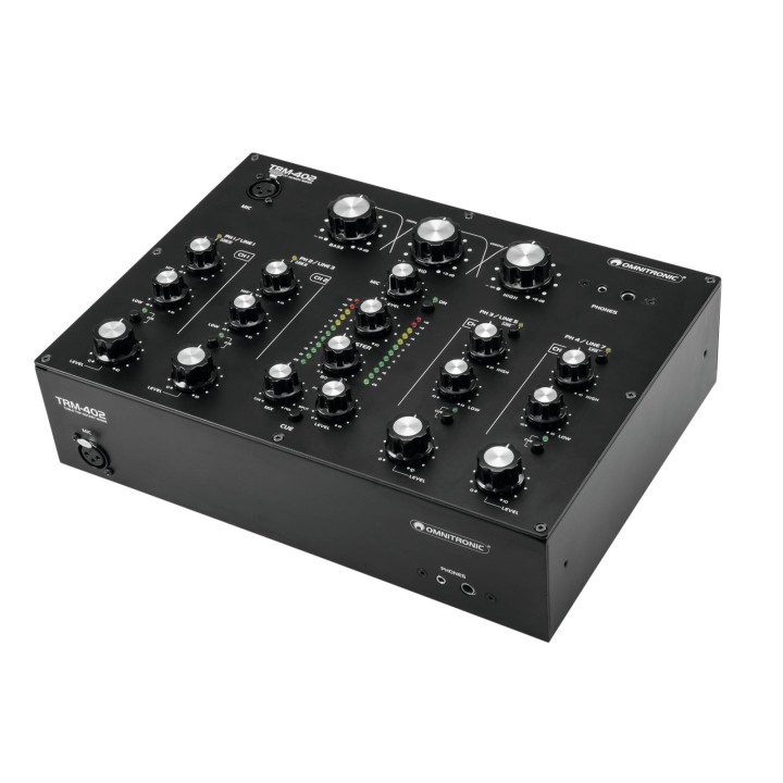 Omnitronic - TRM-402 4-Channel Rotary Mixer - Tabella Microfoni | Z-Bombilla
