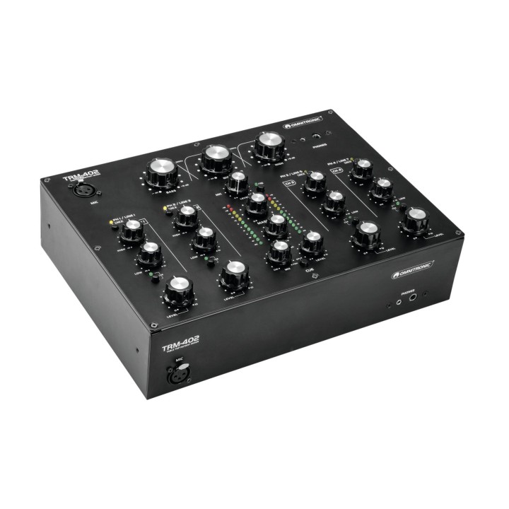 Omnitronic - TRM-402 4-Channel Rotary Mixer - Tabella Microfoni | Z-Bombilla