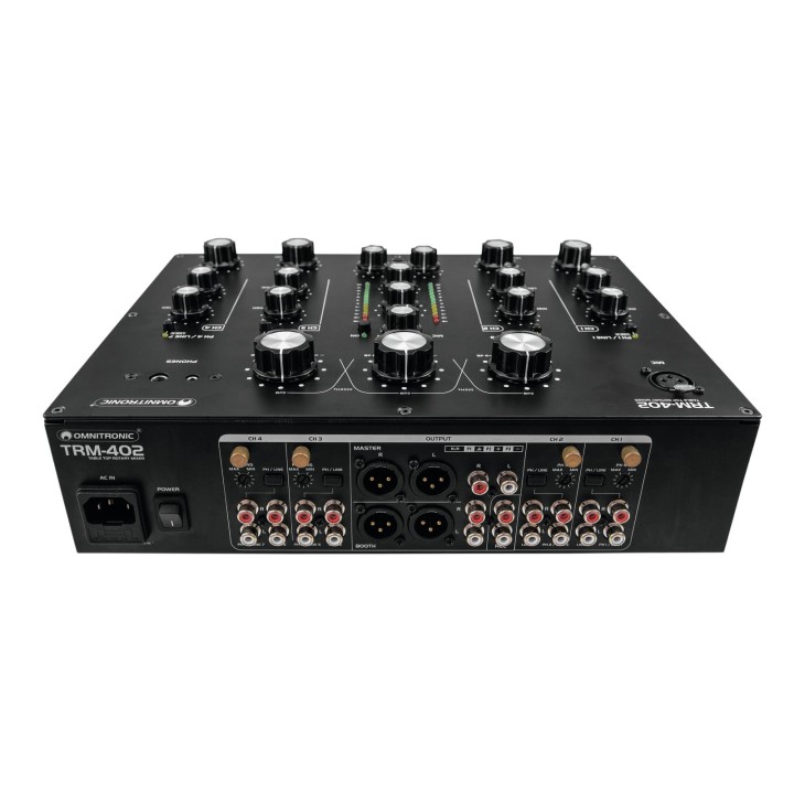 Omnitronic - TRM-402 4-Channel Rotary Mixer - Tabella Microfoni | Z-Bombilla