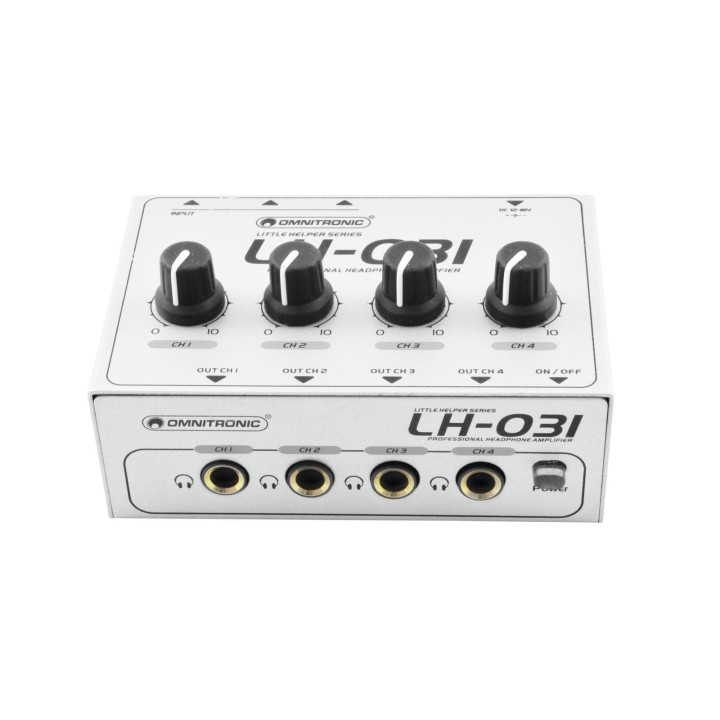 Omnitronic - LH-031 Headphone Amplifier - Headphones Preamplifiers | Z-Bombilla