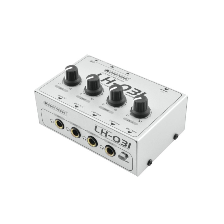 Omnitronic - LH-031 Headphone Amplifier - Headphones Preamplifiers | Z-Bombilla