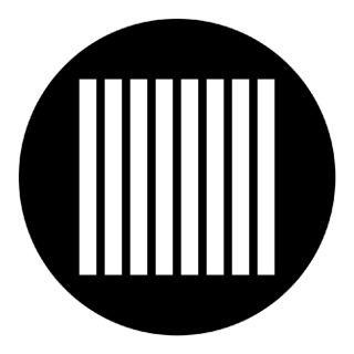 Rosco - 79655 - Aço Padrão Gobo - Gráficos e Grelhas | Z-Bombilla