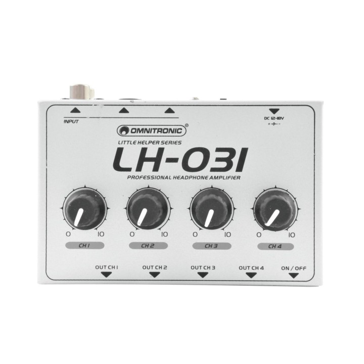 Omnitronic - LH-031 Headphone Amplifier - Headphones Preamplifiers | Z-Bombilla