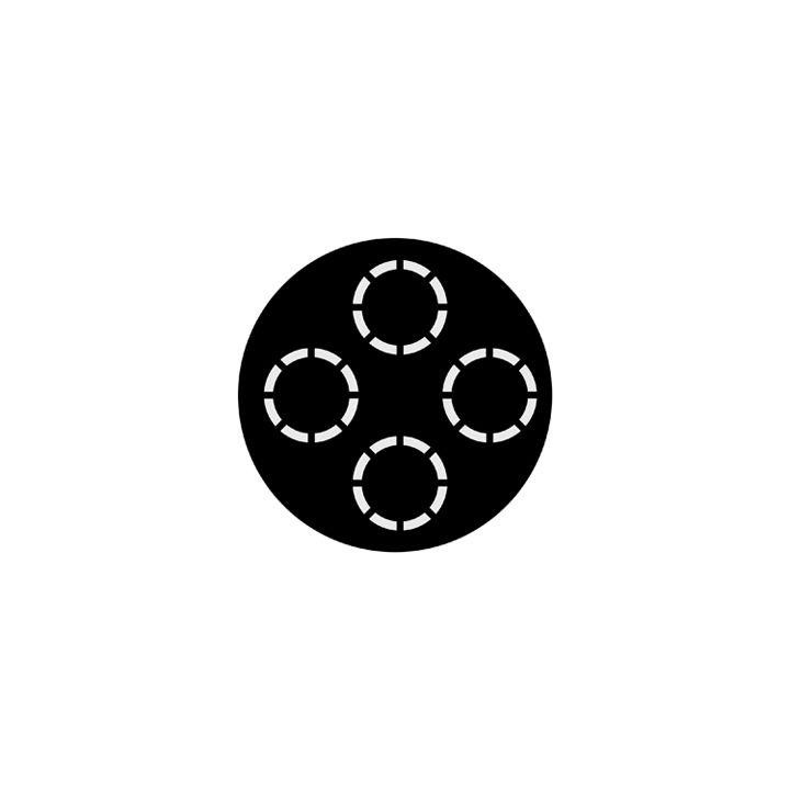 Rosco - 71033 - Standard Acciaio Gobo - Rotazione | Z-Bombilla