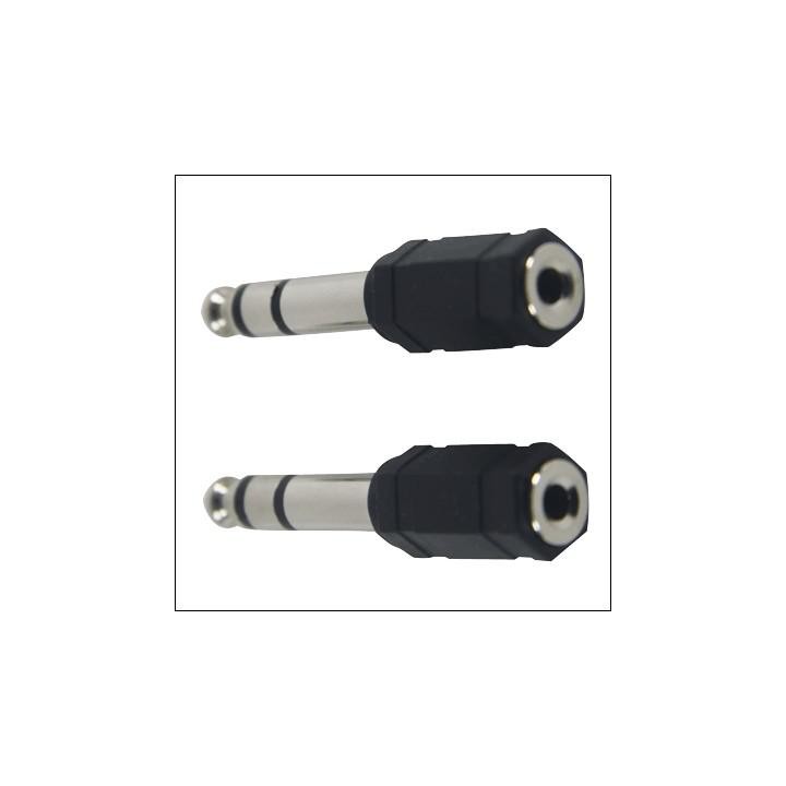 Ortola - 2615X2 BLISTER DOS CONECTORES - Adaptador de Áudio Economic | Z-Bombilla