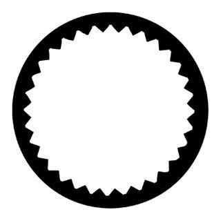 Rosco - 77255 - Standard Acciaio Gobo - Rotazione | Z-Bombilla