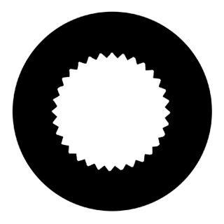 Rosco - 77256 - Standard Acciaio Gobo - Rotazione | Z-Bombilla