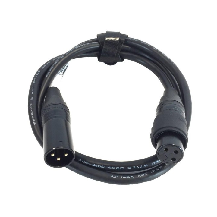 American Dj - DMX 3pin IP65 1,0m STR - Cables IP | Z-Bombilla