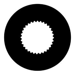 Rosco - 77257 - Standard Acciaio Gobo - Rotazione | Z-Bombilla